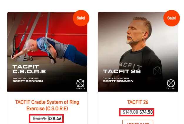 Tacfit 15% off discount offer